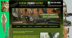 Desktop Screenshot of floridatrophygators.com